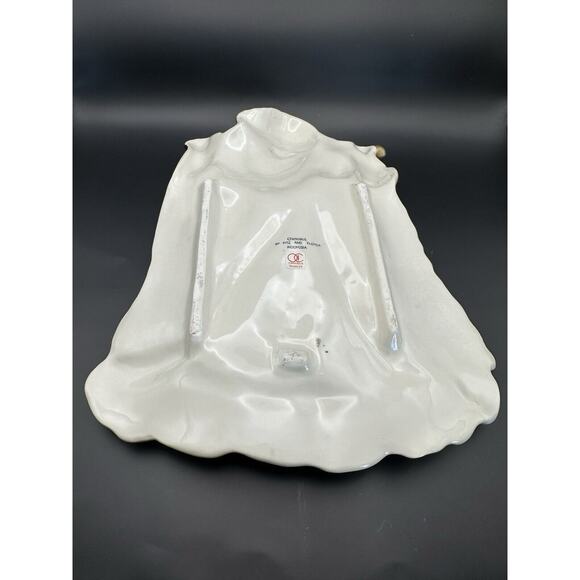 Vintage 1994 Fitz & Floyd Omnibus European Santa Snack Plate Platter - Picture 4 of 7